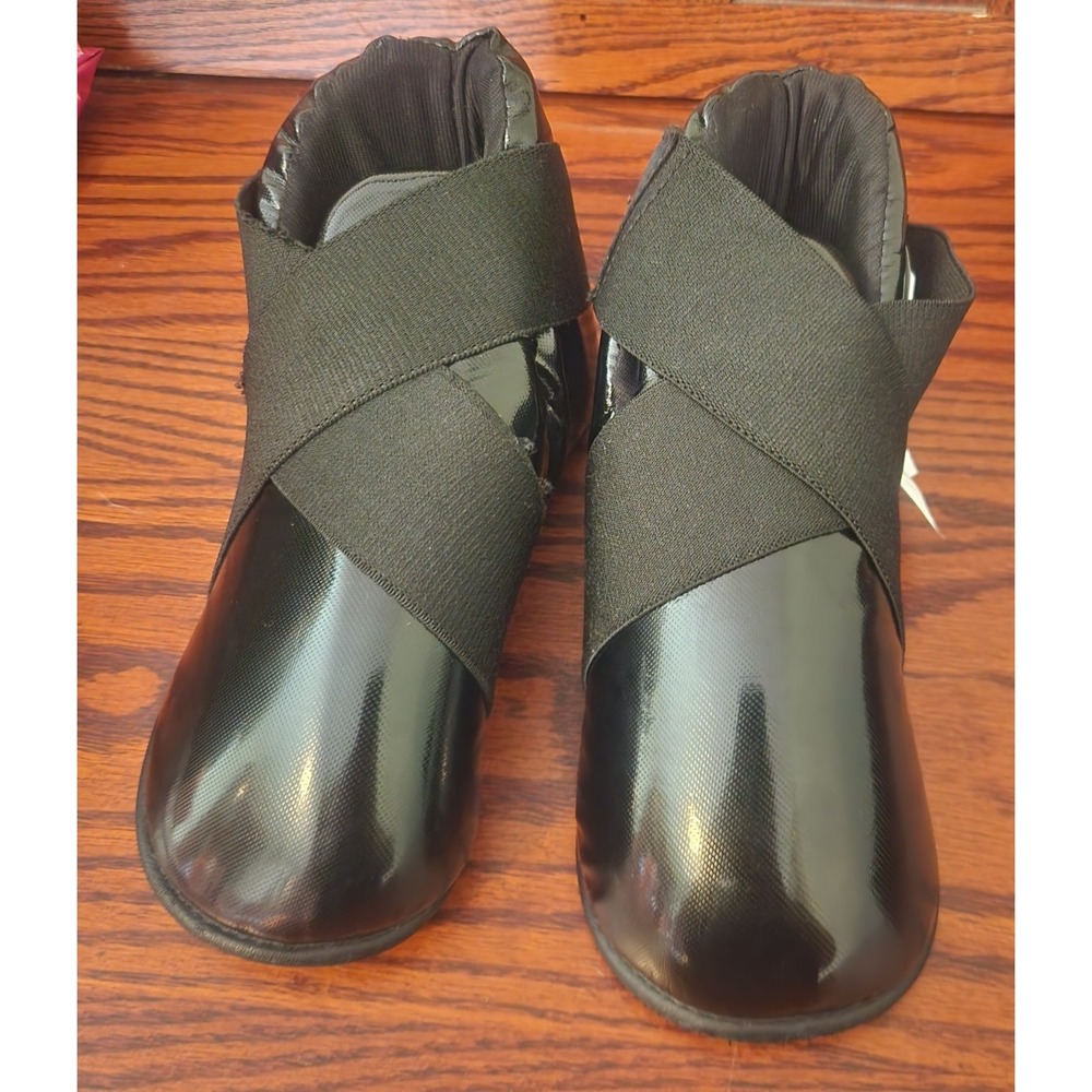 Kids Century Boots Black Size 1/2 Martial Arts Karate Good Used Condition